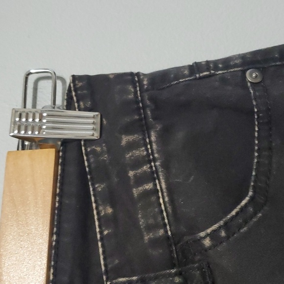 Love Culture jeans women's size 3 black tannish distressed areas distressing - Picture 7 of 14